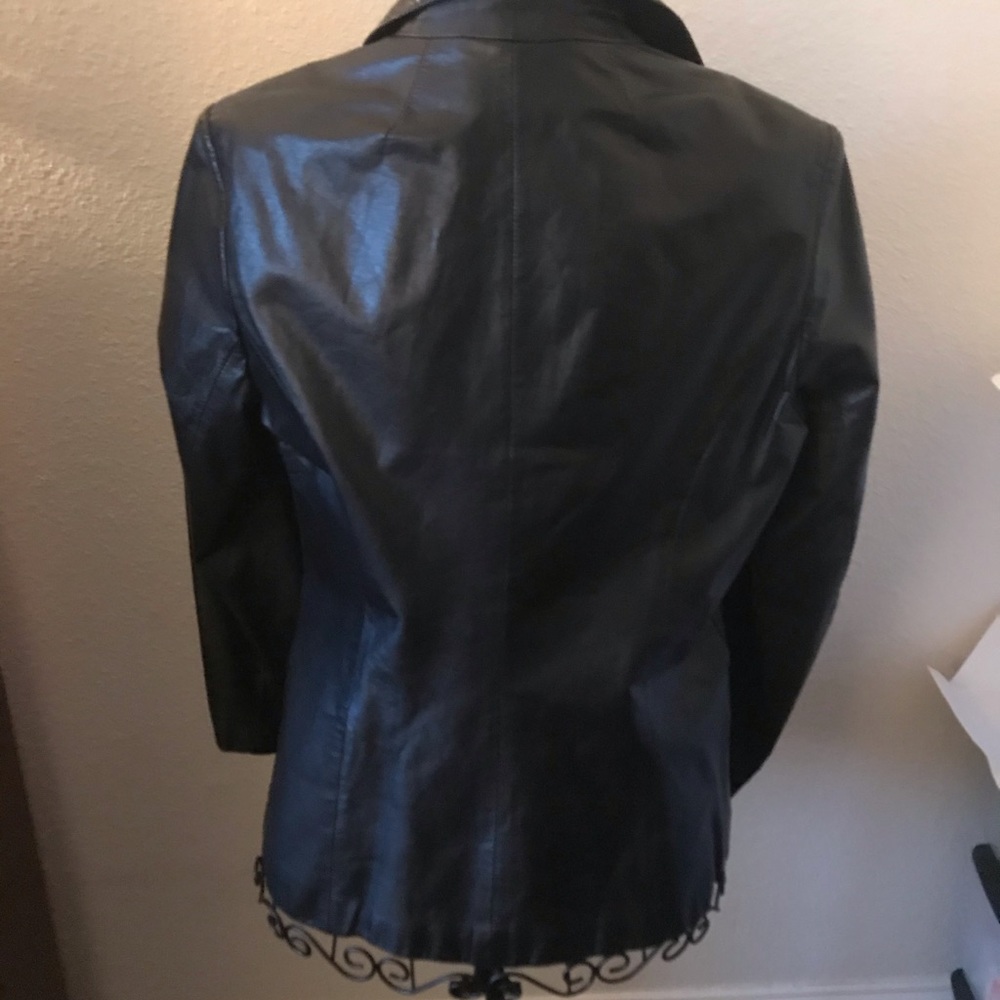Split End Ltd Leather Black Jacket - image 3